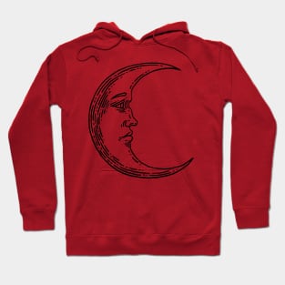 Cresent man in the moon Hoodie